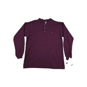 US‎ Olympics JC Penny Vintage Henley Shirt Men's Size Medium Purple Red New